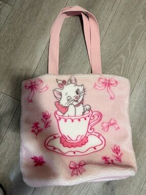 Disney Marie Pink Sherpa Tote